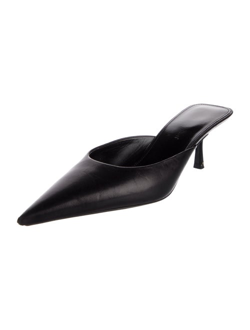 Saint Laurent Leather Mules
