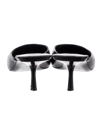 Saint Laurent Leather Mules