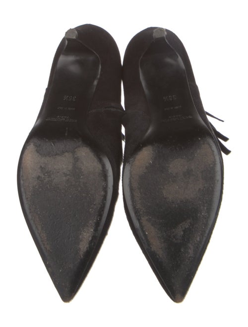 Saint Laurent Suede Studded Accents Boots