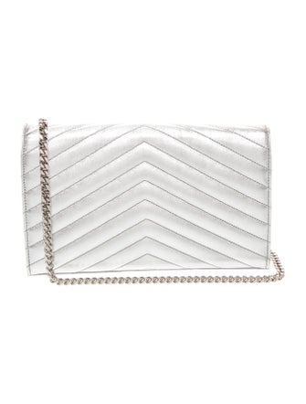 Saint Laurent Leather Clutch