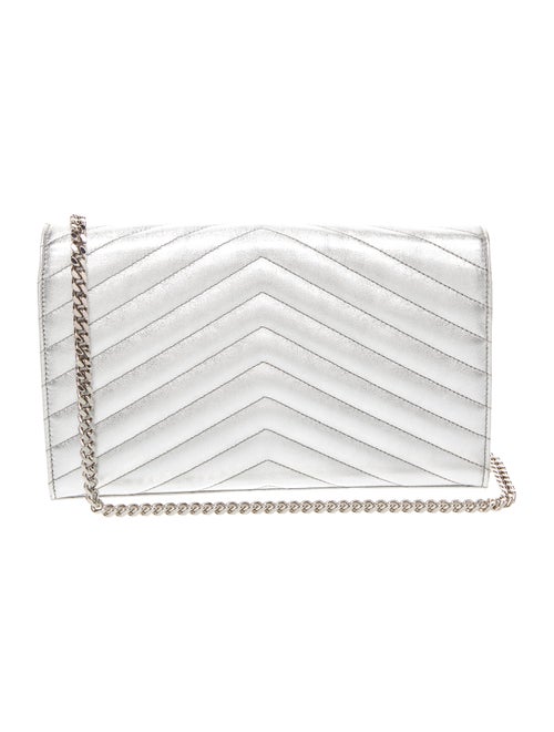 Saint Laurent Leather Clutch