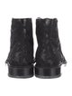 Saint Laurent Lace Lace Trim Embellishment Combat Boots