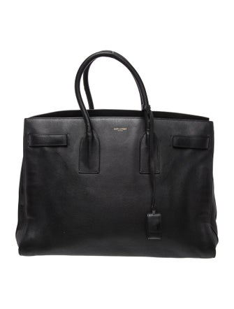 Saint Laurent Leather Sac De Jour
