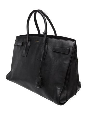 Saint Laurent Leather Sac De Jour