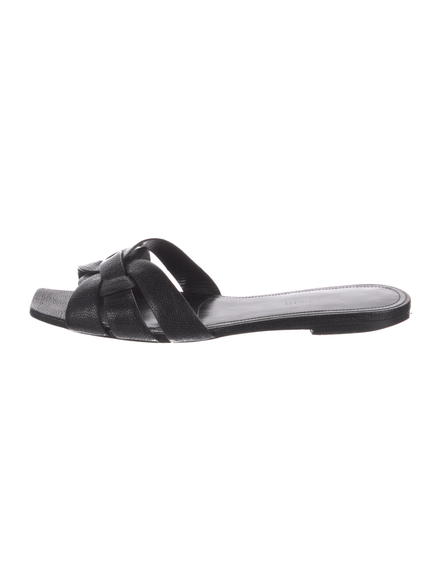 Saint Laurent Leather Slides