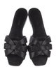 Saint Laurent Leather Slides