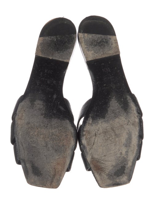 Saint Laurent Leather Slides