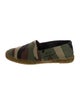Saint Laurent Canvas Camouflage Print Espadrilles