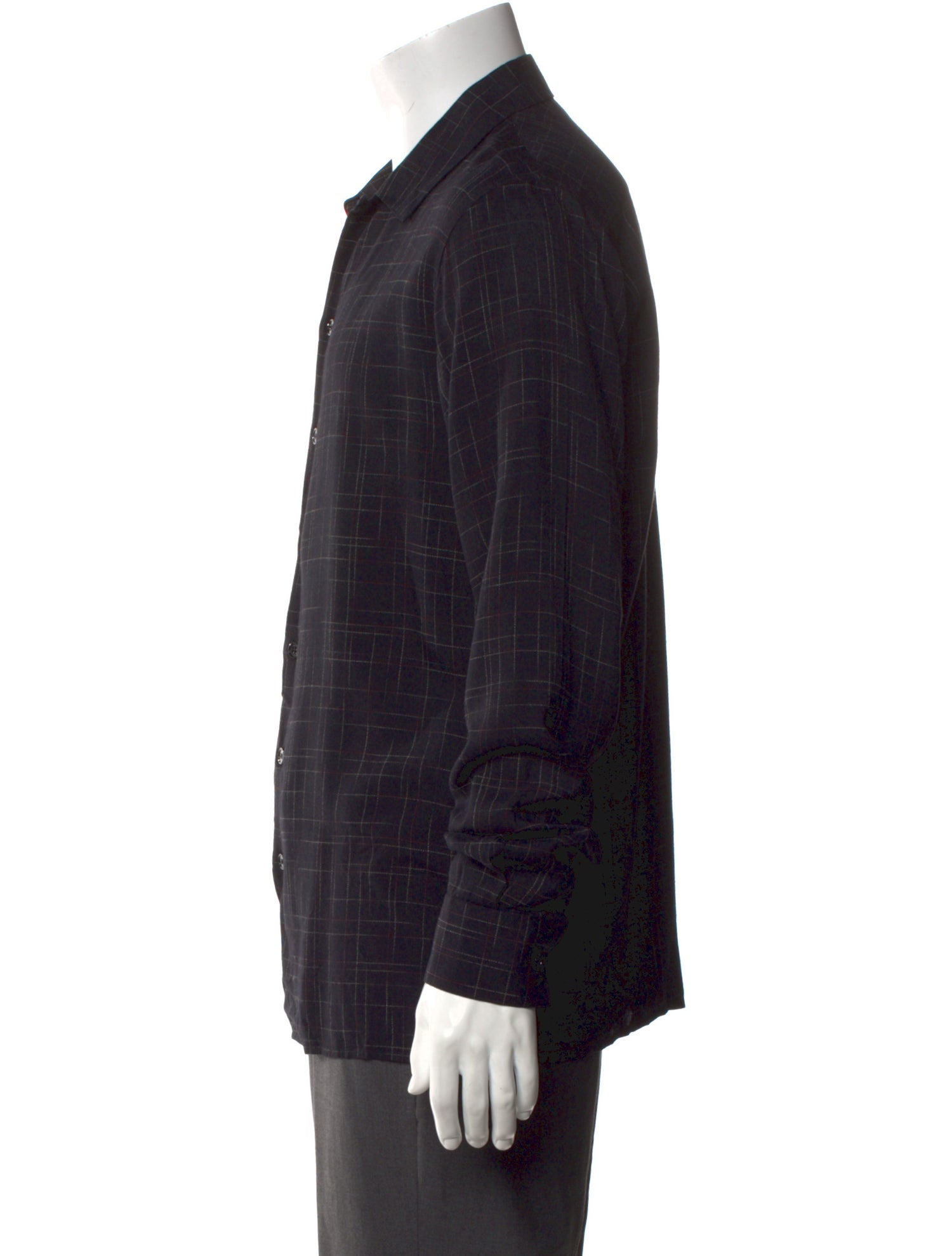 Saint Laurent 2014 Plaid Print Shirt