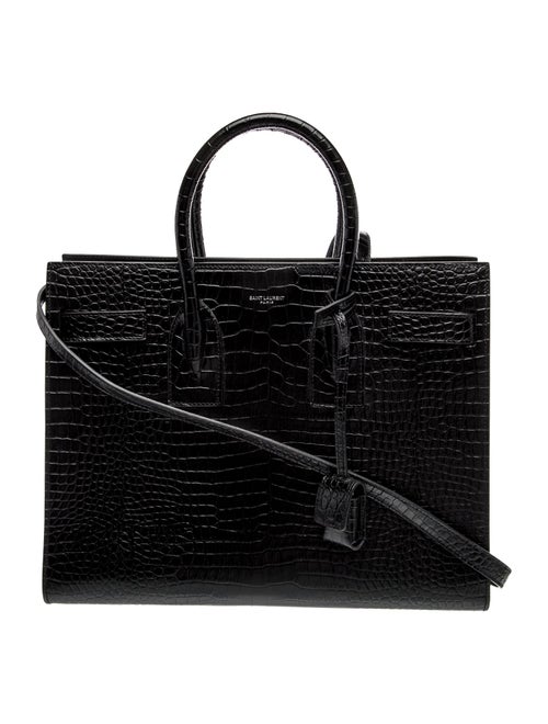 Saint Laurent Leather Sac De Jour Small
