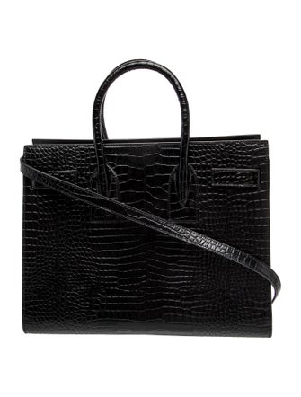 Saint Laurent Leather Sac De Jour Small