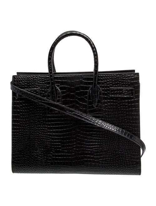 Saint Laurent Leather Sac De Jour Small