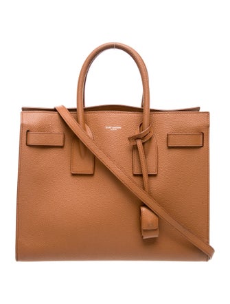 Saint Laurent Leather Sac De Jour Small