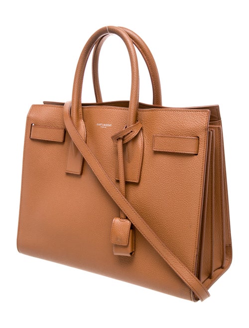 Saint Laurent Leather Sac De Jour Small