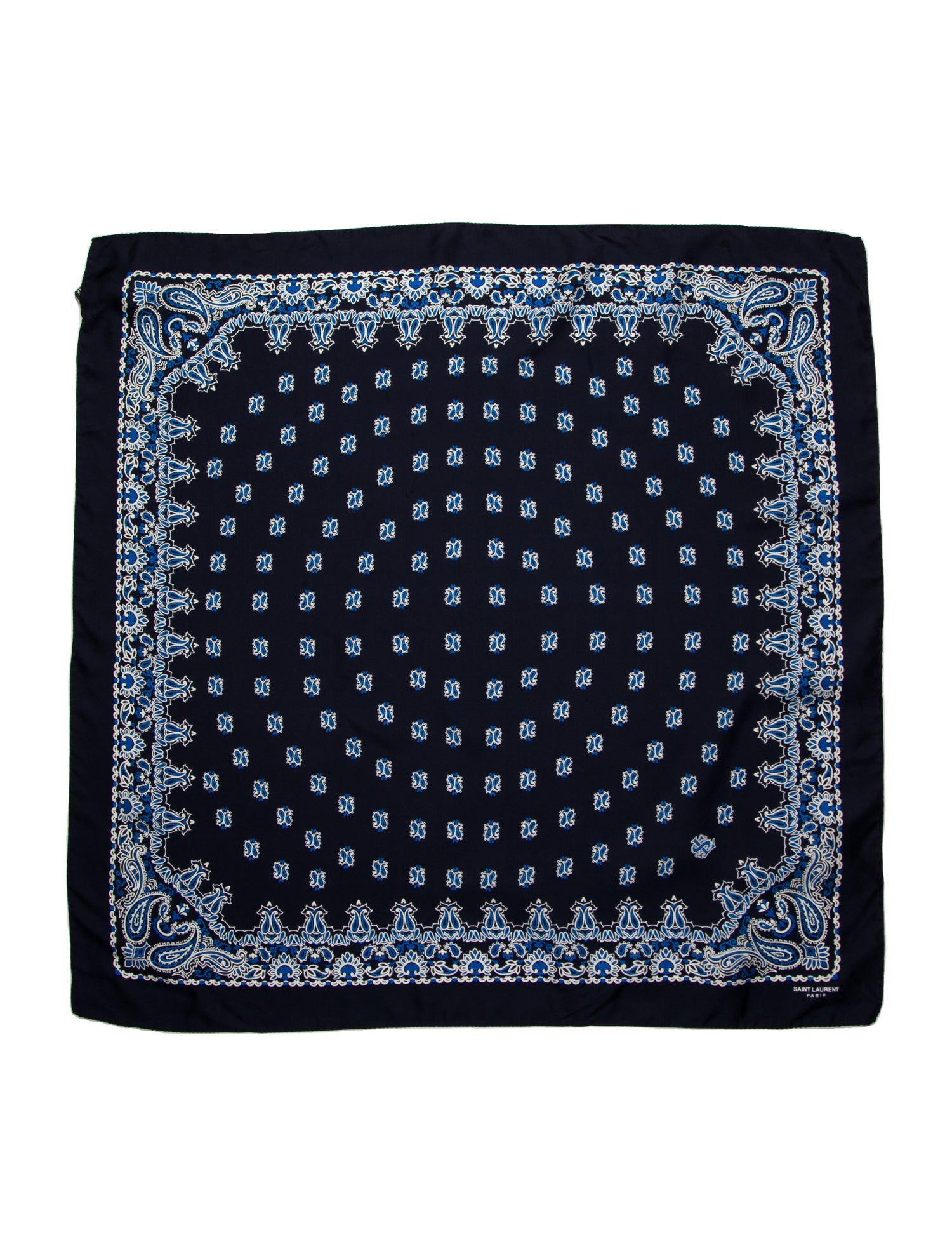 Saint Laurent Silk Printed Scarf