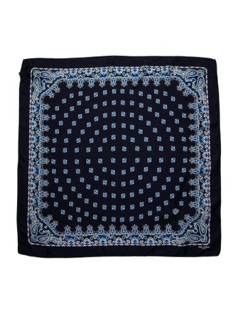 Saint Laurent Silk Printed Scarf