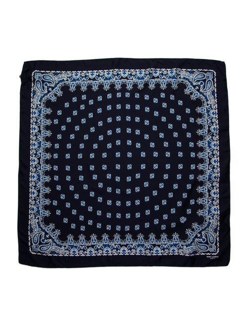 Saint Laurent Silk Printed Scarf