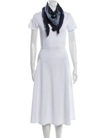 Saint Laurent Silk Printed Scarf