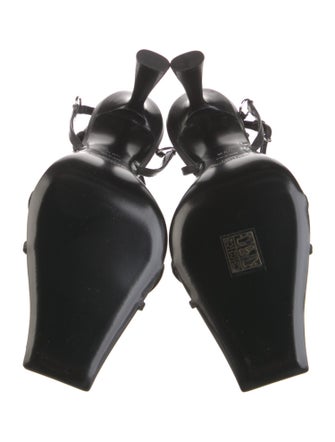 Saint Laurent Patent Leather Sandals