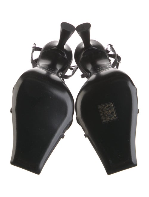 Saint Laurent Patent Leather Sandals