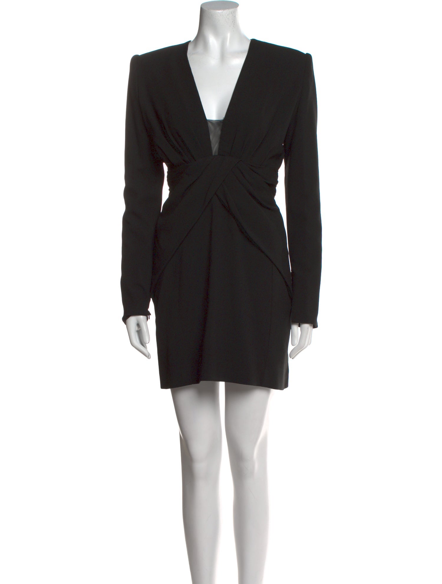 Saint Laurent V-Neck Mini Dress