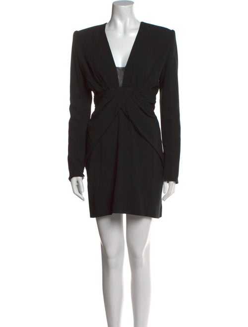 Saint Laurent V-Neck Mini Dress