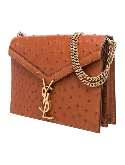 Saint Laurent Ostrich Cassandre