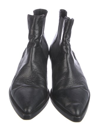 Saint Laurent Leather Chelsea Boots
