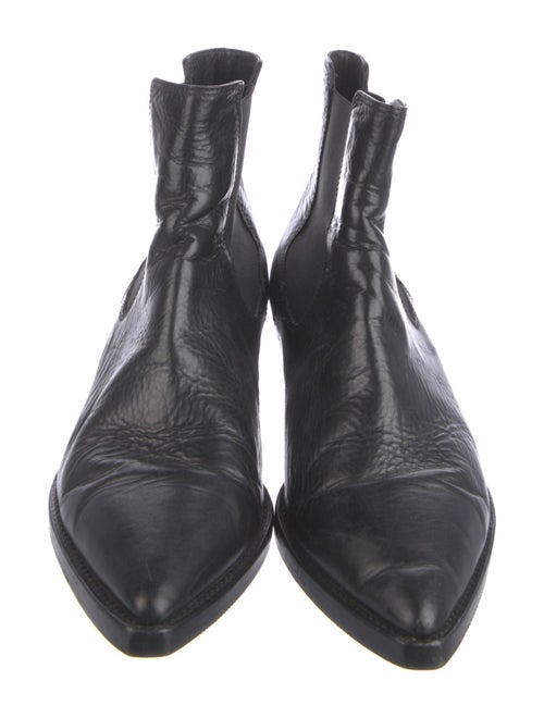 Saint Laurent Leather Chelsea Boots