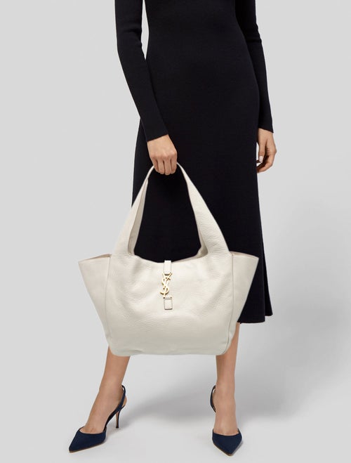 Saint Laurent Leather Bea Shopper 2024