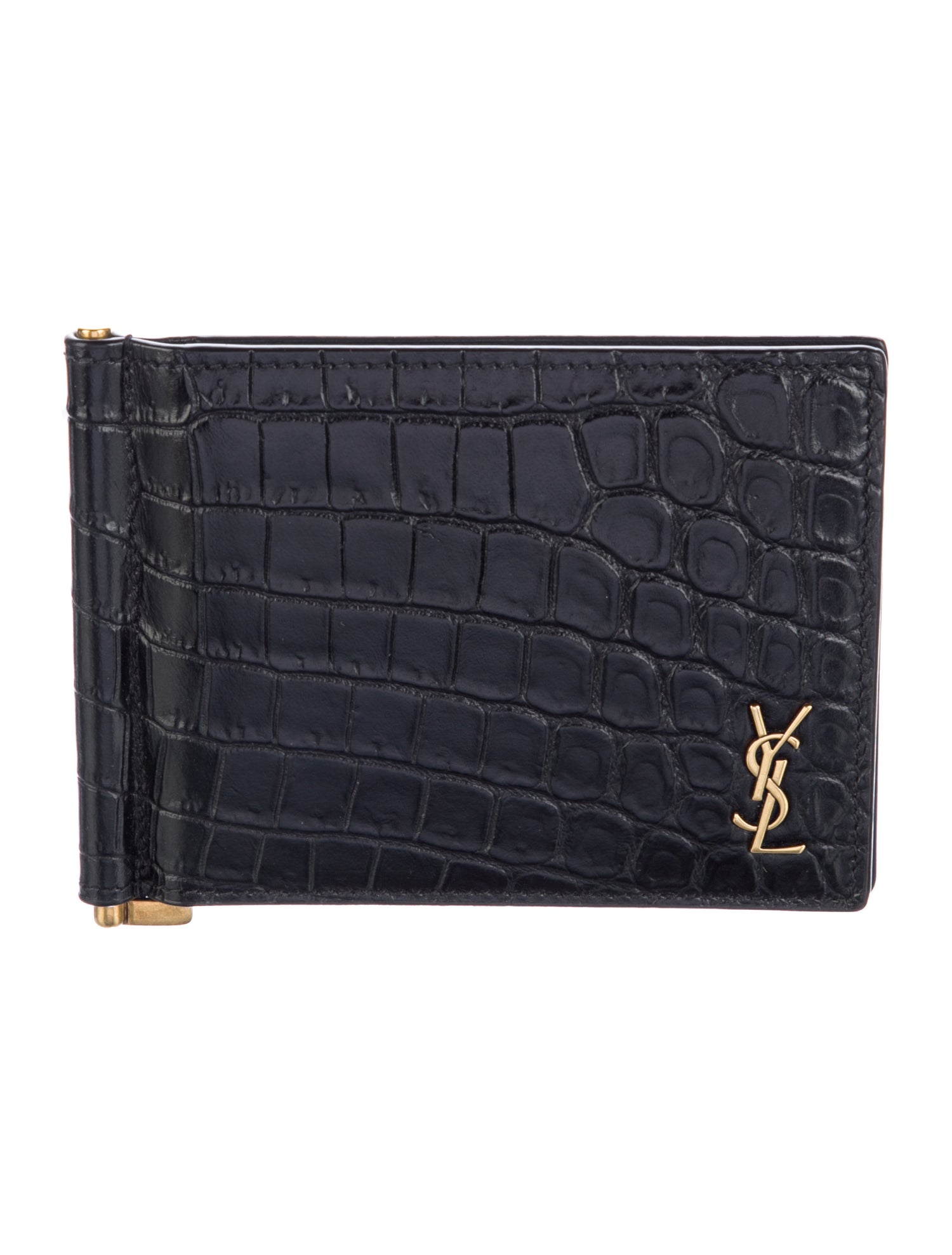 Saint Laurent 2021 Embossed Leather Wallet