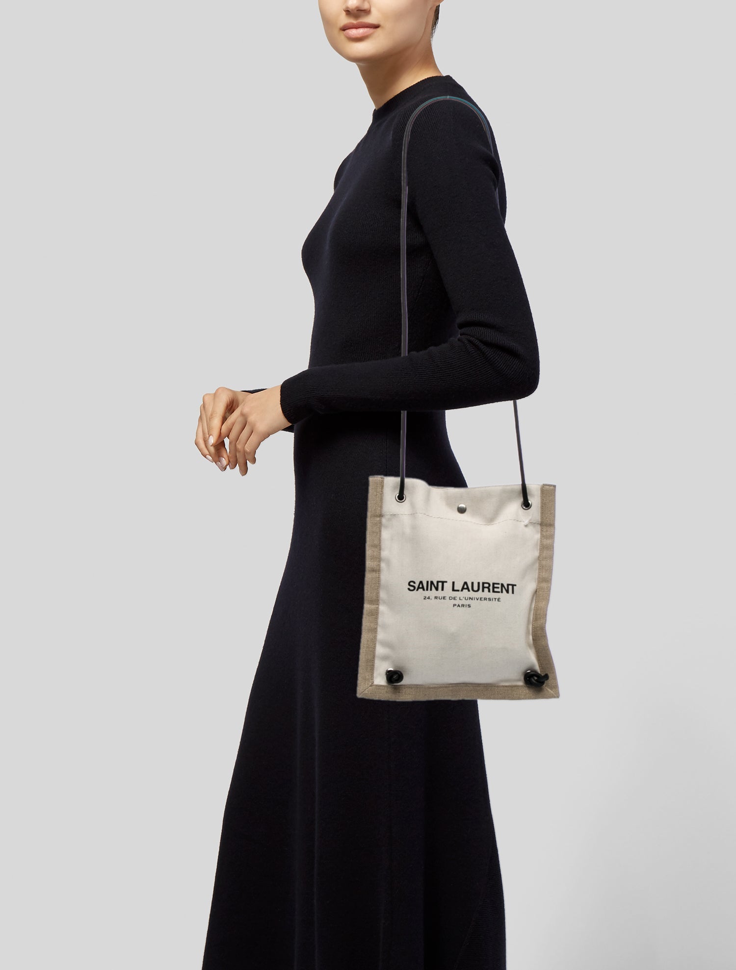 Saint Laurent Canvas Tote 2022