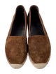 Saint Laurent Chevron Suede Espadrilles