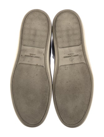 Saint Laurent Leather Colorblock Pattern Sneakers