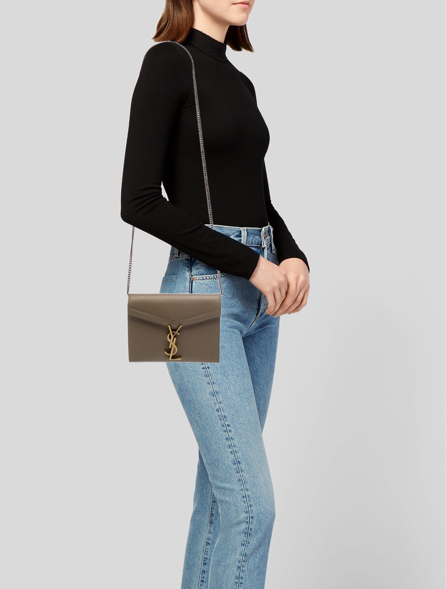 Saint Laurent Leather Cassandre