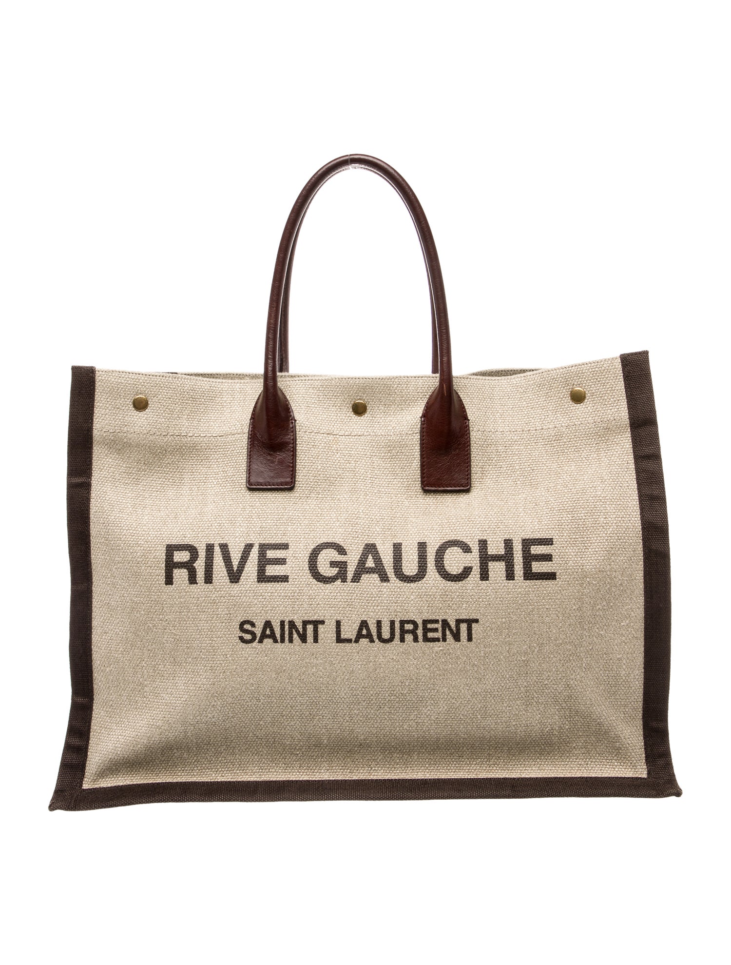 Saint Laurent Canvas Rive Gauche Large