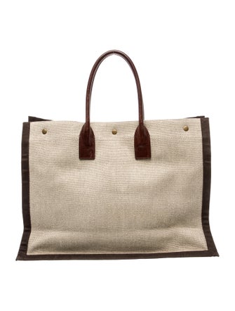 Saint Laurent Canvas Rive Gauche Large