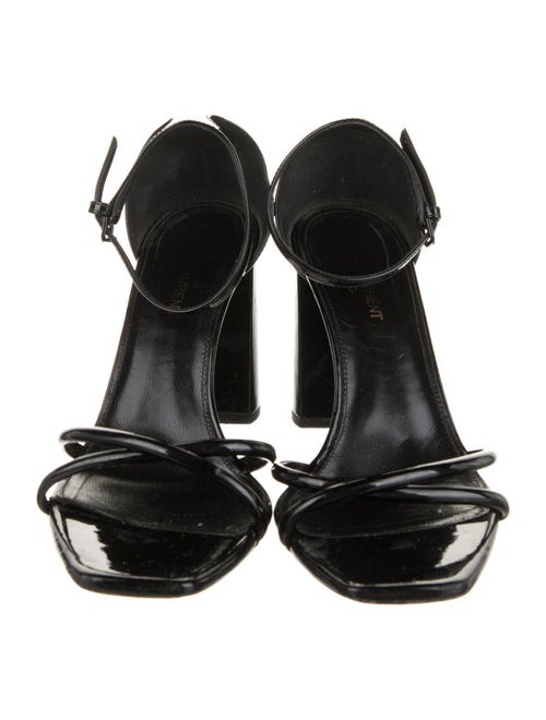 Saint Laurent Patent Leather Sandals