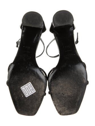 Saint Laurent Patent Leather Sandals