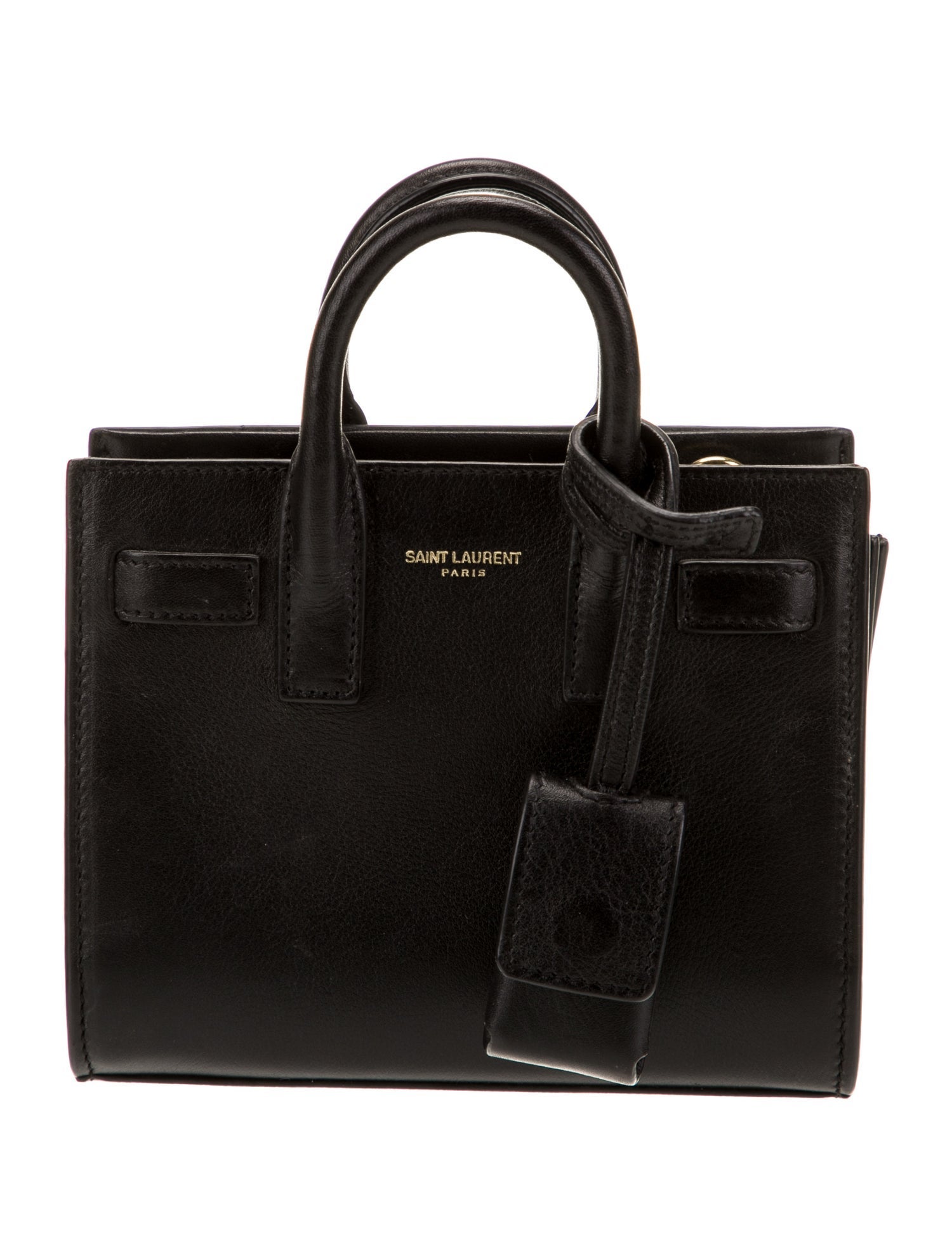 Saint Laurent Leather Sac De Jour Toy
