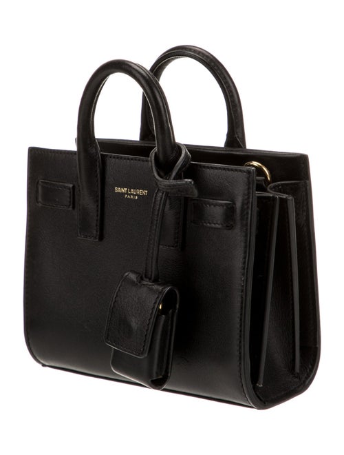 Saint Laurent Leather Sac De Jour Toy