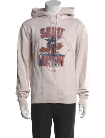 Saint Laurent 2018 Signature Logo Hoodie