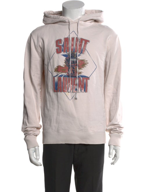 Saint Laurent 2018 Signature Logo Hoodie