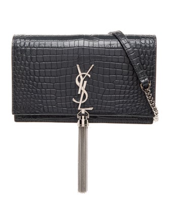 Saint Laurent Embossed Leather Kate