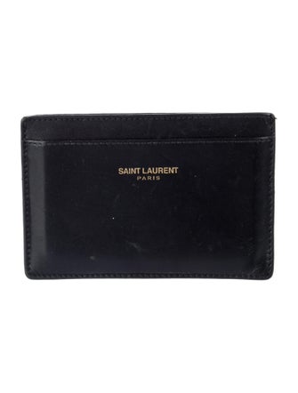 Saint Laurent Leather Card Holder