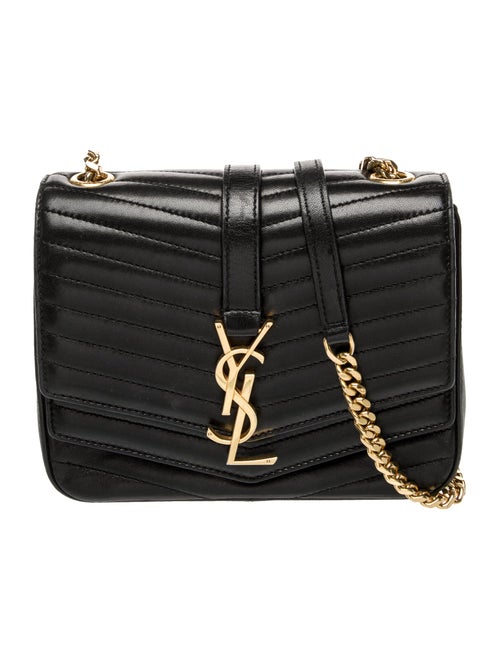 Saint Laurent Quilted Messenger Bag