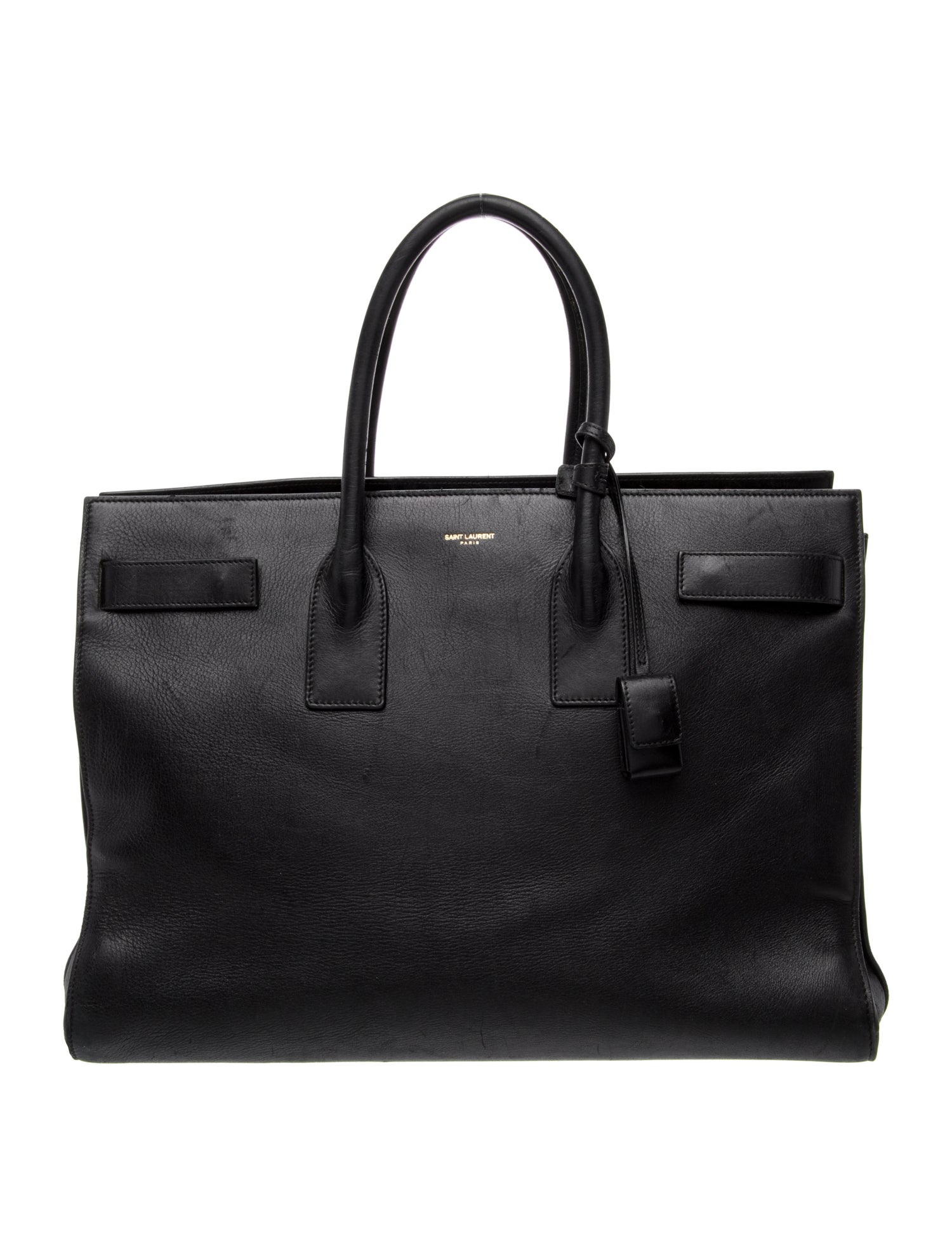 Saint Laurent Leather Sac De Jour Large
