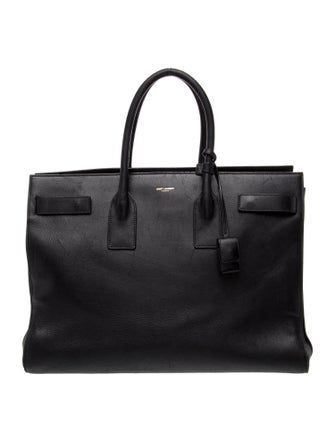 Saint Laurent Leather Sac De Jour Large