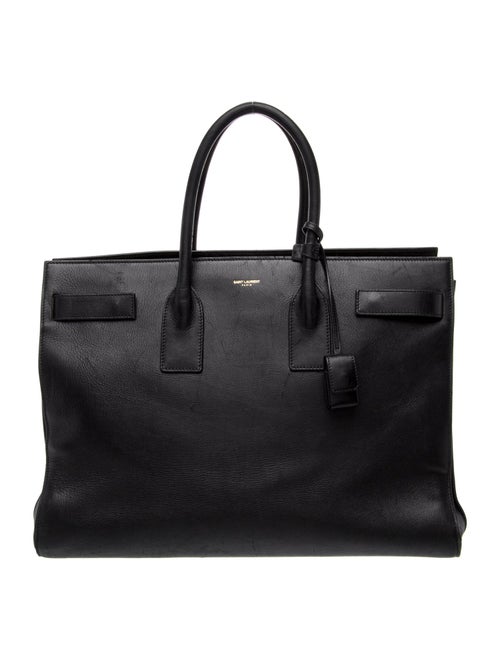 Saint Laurent Leather Sac De Jour Large