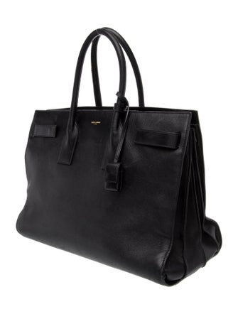 Saint Laurent Leather Sac De Jour Large